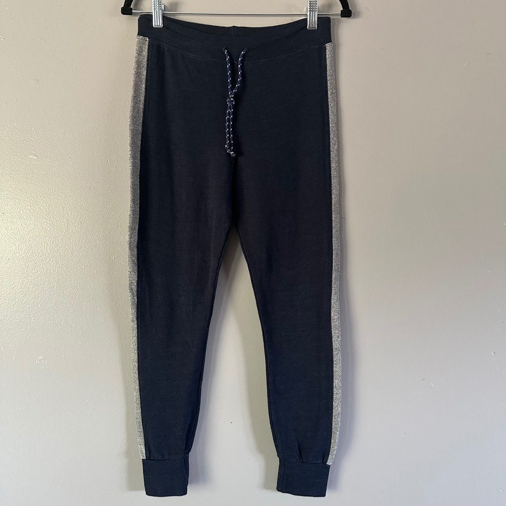 Sundry‎ Navy Blue + Heather Grey Stripes Joggers SZ 3